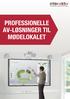 TILBEHØR ER KRONEN PÅ VÆRKET PROFESSIONELLE AV-LØSNINGER VIDEOKONFERENCE SPØRG FOR PRISER PÅ FULDT SORTIMENT VEJL. MARKEDSPRIS KR. 29.