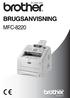 BRUGSANVISNING MFC-8220. Version C