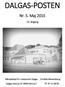 DALGAS-POSTEN. Nr. 5. Maj 2015. 19. årgang