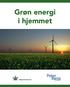 Grøn energi i hjemmet