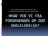 Frans Ørsted Andersen, lektor, ph.d Skoleforskning / DPU / Aarhus Universitet HVAD VED VI FRA FORSKNINGEN OM GOD SKOLELEDELSE?