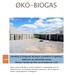 ØKO-BIOGAS. Udvikling af integreret økologisk produktion af gødning, fødevarer og vedvarende energi