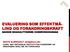 EVALUERING SOM EFFEKTMÅ- LING OG FORANDRINGSKRAFT