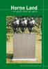 Horne Land. et godt sted at være. Udviklingsplan for Horne Land
