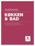 KØKKEN & BAD. Authentic