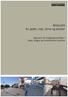 REGULATIV for gader, veje, torve og pladser. Regulativ for fodgængerområder i Sæby, Skagen og Frederikshavn bymidte