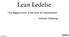 Lean Ledelse. The Biggest room, is the room for improvement. Kinesisk Ordsprog. Lean Moment