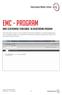EMC Program. DMUs elektroniske tilmeldings- og registrering program