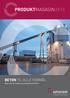 PRODUKTMAGASIN2015 BETON TIL ALLE FORMÅL. Bolig, erhverv, landbrug og anlægskonstruktioner