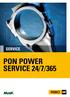VEDLIGEHOLDELSE SERVICE PON POWER SERVICE 24/7/365