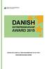 DANISH ENTREPRENEURSHIP AWARD