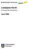 Frederiksværk Kommune. Lokalplan 04.44. for et boligområde ved Sømærkevej. April 2000. Frederiksværk Kommune