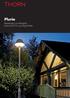 Plurio. Bæredygtig og behagelig belysning til by og boligområder