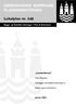 KØBENHAVNS KOMMUNE PLANORIENTERING. Lokalplan nr. 348. Lundedalsvej. Bygge- og Teknikforvaltningen Plan & Arkitektur.
