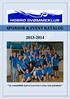 SPONSOR & EVENT KATALOG 2013-2014. en svømmeklub med et bemærkelsesværdigt stort potentiale