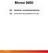Morsø 5660. Opstillings- og betjeningsvejledning. Instructions for installation and use. www.morsoe.com