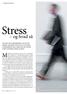 Stress. og hvad så TILBAGE PÅ JOB