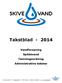 Takstblad - 2014. Vandforsyning Spildevand Tømningsordning Administrative takster