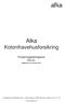 Alka Kolonihavehusforsikring