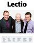 Lectio. Opbygningen af Lectio. Censormodul Aflevering Plagiatkontrol Distribution Karakterer. Elevmodul Fravær Karakterer Spørgeskemaer Konsultationer