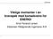Viktige momenter i en kravspek med konsekvens for ENERGI. Arne Førland-Larsen Esbensen Rådgivende Ingeniører A/S