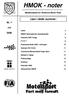 HMOK - noter. Læs i dette nummer: Nr. 7. Medlemsblad for Hvidovre Motor Klub. Juli. Leder 3. HMOK Rallylederens Nyhedsspalte 5. Klubrally SM 5 Køge 6