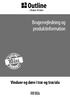 Brugervejledning og produktinformation