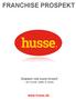 FRANCHISE PROSPEKT. Glæden ved sund livsstil - for hunde, katte & heste. www.husse.dk