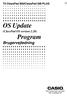 OS Update. Program. Brugervejledning. (ClassPad OS version 2.20) Til ClassPad 300/ClassPad 300 PLUS RJA510188-4