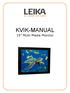 KVIK-MANUAL 19 Multi Media Monitor