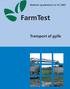 Maskiner og planteavl nr. 61 2007. FarmTest. Transport af gylle
