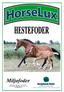 Vi tilbyder gratis foderrådgivning til alle HorseLux kunder. Har du spørgsmål er du velkommen til at kontakte: