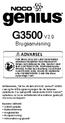G3500 V2.0. Brugsanvisning