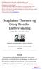 Magdalene Thoresen og Georg Brandes En brevveksling