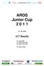 AROS Junior Cup 2 0 1 1