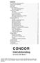 CONDOR Instruktionsbog 674103-DK-99/03
