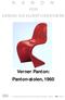 Verner Panton: Panton-stolen, 1960