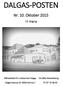 DALGAS-POSTEN. Nr. 10. Oktober 2015. 19. årgang