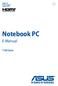 DA8713 Anden udgave Januar 2014. Notebook PC. E-Manual. T100 Serie