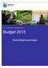 MÅL, OVERSIGTER OG BEMÆRKNINGER. Budget 2015. Beskæftigelsesudvalget