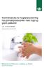 Kontrolinstruks for hygiejnescreening hos primærproducenter med frugt og grønt pakkerier