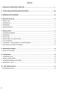 INDHOLD I. SAMLING AF APPARATER / TABELLER... 2. II. TYPEPLADE og TEKNISKE SPECIFIKATIONER... 69 III. GENERELLE OPLYSNINGER... 70