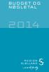 Budget og nøgletal 2014