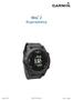 fēnix 2 Brugervejledning