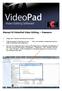 Manual til VideoPad Video Editing freeware