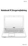 DA7187. Notebook PC Brugervejledning