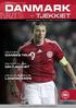 DANMARK TJEKKIET. Om DEN PETER KLAR. DE KOmmENDE. DBUs Landskampmagasin SAS ARENA ONSDAG DEN 26. MARTS 2008 KLOKKEN 20.15