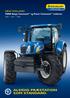 NEW HOLLAND T6000 Range Command og Power Command traktorer T6050 T6070 T6080 ALSIDIG PRÆSTATION SOM STANDARD.