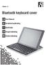 Bluetooth keyboard cover