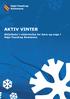 AKTIV VINTER. Aktiviteter i vinterferien for børn og unge i Høje-Taastrup Kommune